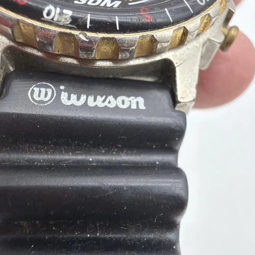 Vintage WILSON Digital Mens Sports Action Watch Rare For parts